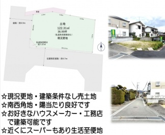 池田市 畑１丁目 土地
