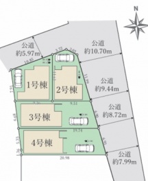 尼崎市 東園田町１丁目 新築一戸建て３期４棟１号棟