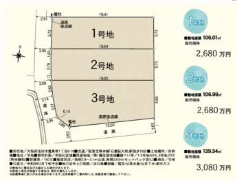 池田市 豊島南１丁目 土地