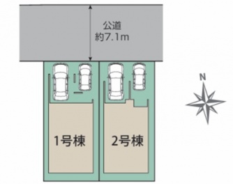 ブルーミングガーデン池田市 豊島北１丁目 新築一戸建て2棟2号棟
