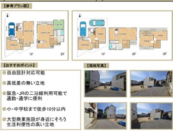茨木市 三島丘２丁目 土地