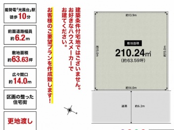 川西市 大和東５丁目 土地
