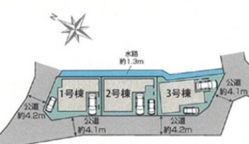 ブルーミングガーデン枚方市 山之上２丁目 新築一戸建て3棟1号棟
