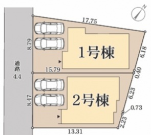 リーブルガーデン宝塚市 中州１丁目 新築一戸建て2棟2号棟