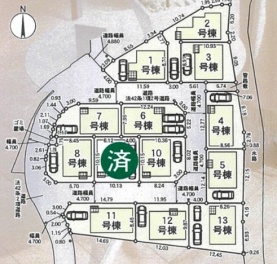 クレイドルガーデン枚方市 釈尊寺町 新築一戸建て13棟11号棟