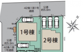 ブルーミングガーデン枚方市 香里ケ丘８丁目 新築一戸建て２棟2号棟
