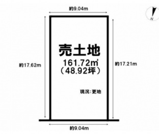 高槻市 日吉台二番町 土地