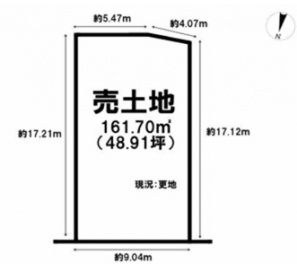高槻市 日吉台二番町 土地