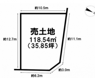 箕面市 桜井３丁目 土地